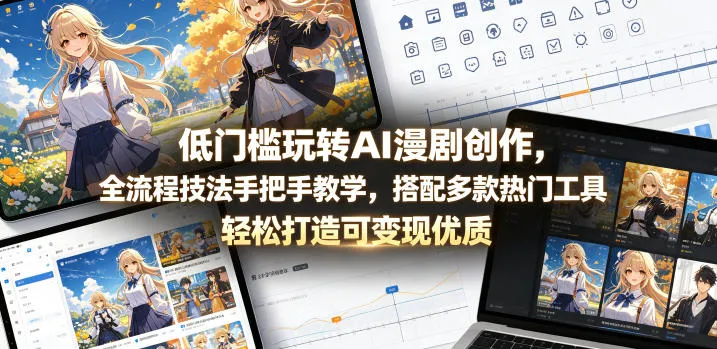 低门槛玩转AI漫剧创作，全流程技法教学-掘金BBS
