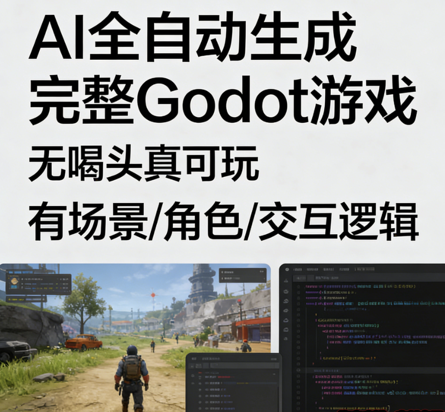 多AI写作全自动生成完整Godot游戏开发制作零基础教程-掘金BBS